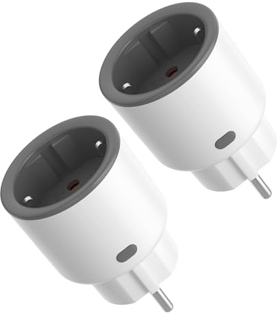 SONOFF S60ZBTPF Presa Intelligente Zigbee - Controllo Remoto, Monitoraggio Energetico, Timer, Protezione Sovraccarico, Ripetitore, eWeLink Compatibile-2 Pack