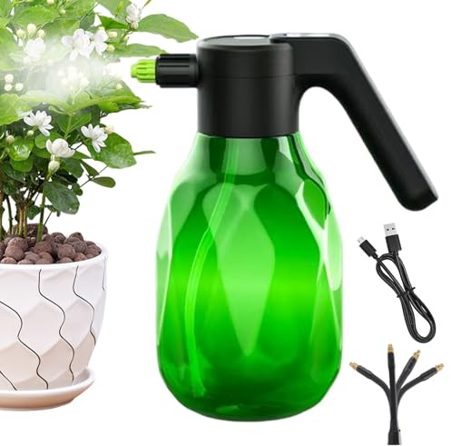 Pulvérisateur Électrique pour - Outil De Nettoyage Ajustable 2 litres,Pulvérisateur Rechargeable,pour Jardinage Pelouse Cour Nettoyage Voiture Fleurs Légumes