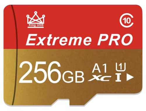 Kind USB Extreme Pro Carte Mémoire MicroSD 128 Go, Classe 10, A1, U1, avec Adaptateur SD, Haute Vitesse (128, GB)