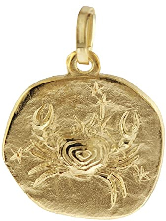 trendor Sternzeichen-Anhänger Krebs 333 Gold 16 mm 08725-07
