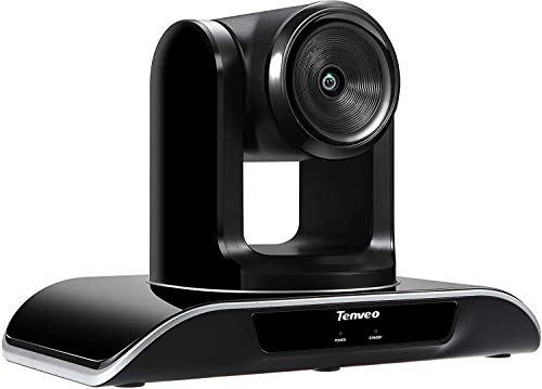 Tenveo VHD1080pro | Caméra de conférence Full HD 1080p (zoom fixe), webcam USB grand angle 138 degrés avec télécommande pour Skype/Zoom Vidéoconférence YouTube/Twitch/OBS Live Streaming