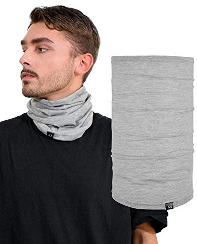 Basic Sense Multifunctional Headwear Cotton Rich Sports Snood Neck Warmer Gaiter