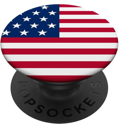 I Love USA, Enjoy Cool USA United States of America Flag PopSockets Klebender PopGrip