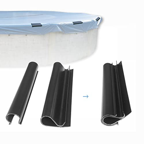 5 Above Ground Winter Pool Cover Clip Kits, Wind Guard Closing Clamp Securing System for Holding Swimming Pool Tarp (24 Pairs)