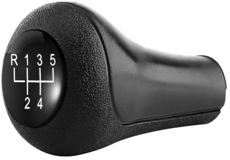 Yosoo Schaltknauf 5-Gang, E28 E30 E34 E36 E46 | Schalthebel Schwarz Gummi, Manuell, Innenraum