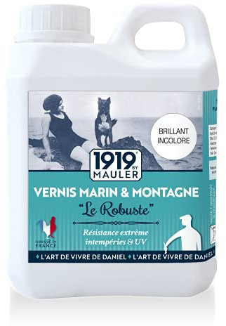 1927 BY MAULER - Vernis Marin & Montagne - Le Robuste - Brillant Incolore, 0,5L
