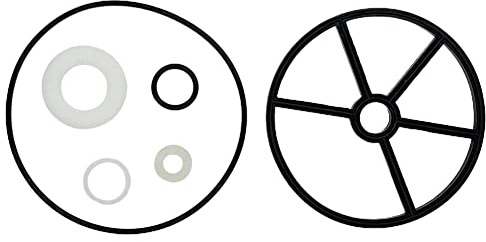 SPX0735GA - Juego de juntas de asiento de válvula de filtro de piscina para H*a*y*w*a*r*d 1 1/2 SP0710 SP0710X SP0711 Kit de accesorios