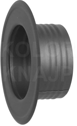 Kolor Rauchrohr Ofenknie Ofenrohr Bogen Rosette Abgasrohre Kaminofenrohr mit Farbe beschichtet 100-150 mm Bogen 45 Bogen 90 Rosette Rohr 250 Rohr 500 Rohr 1000 mm (Rosette, Ø 120 mm)