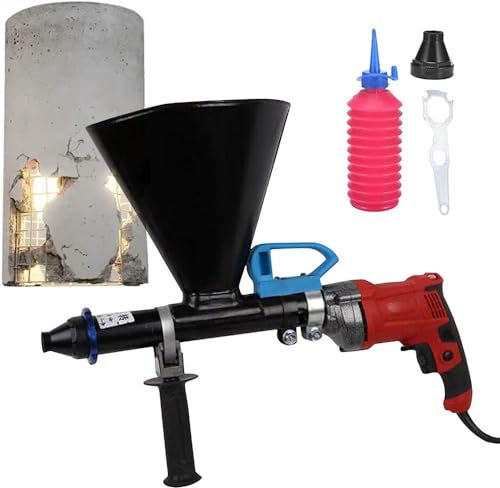 Pistolet à coulis électrique for mortier, machine de jointoiement 650 W, pompe d'arrêt de fuite haute pression, for la réparation des fuites de fissures dans le béton dans le toit du pool house