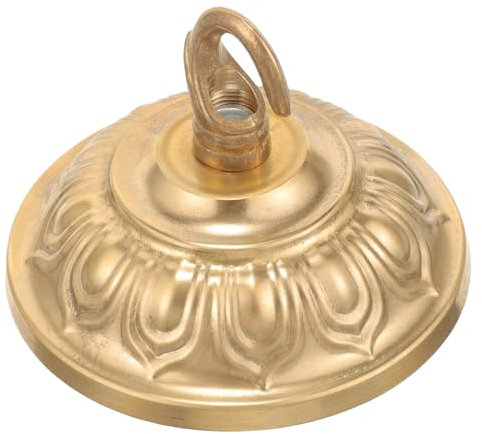 WATIIFUFU Kupfer Deckenleuchte Baldachin Mit Haken Robuste Metall Lampenabdeckung Für Kronleuchter Und Pendelleuchte Rostfrei Einfache Montage Kompakte Für Vielseitige Verwendung