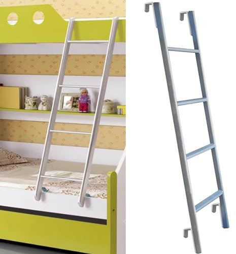 GODFSAHG Échelle de Remplacement pour Lits superposés Jumeaux pour caravanes de Voyage Échelle de lit superposé à 4/5 marches Échelle de décoration de lit Multifonction Échelle de montée po