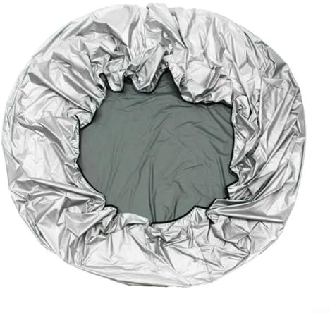FUANA Runde Wannen-Abdeckung, wasserdicht, tragbar, für Terrasse, rund, aufblasbar, für Whirlpool, Badewanne, Pool, Staubschutz für Außenwannen (190 x 90 cm)