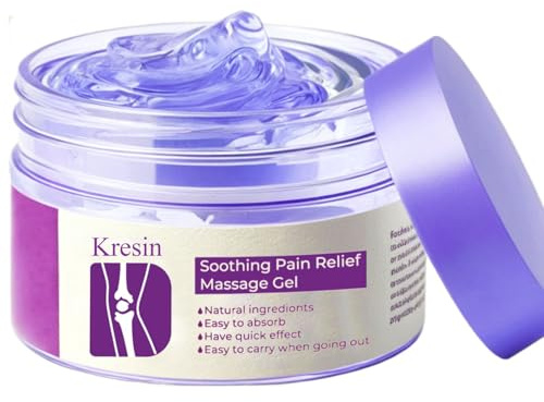 Kresin Purple Gel, Knees, Lumbar, Neck, Hands, and Feet 3.53 oz