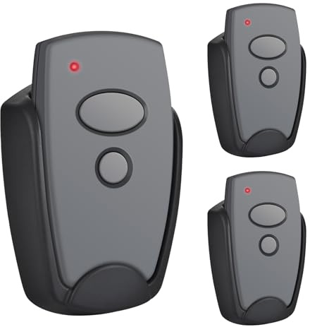 Handsender für Marantec, Handsender 868,3 MHz für 302 384 304 313 321 323 131,Ersatz Fernbedienung für Marantec, 2 Kanal, 3er Pack