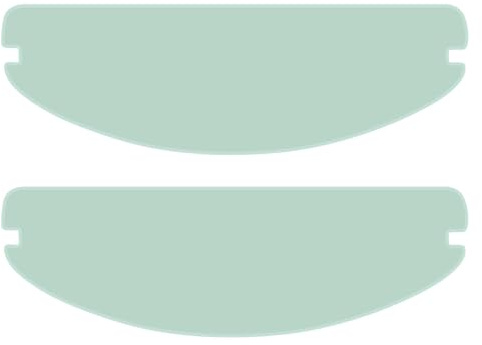 2 Pcs Anti-Fog Film for Motorcycle Helmet, Visor Insert, Motorbike Helmet Accessories, Helmet Face Shield Anti Fog Visor Insert, Applicable To Non Fixed Exposed And Full Face Helmets