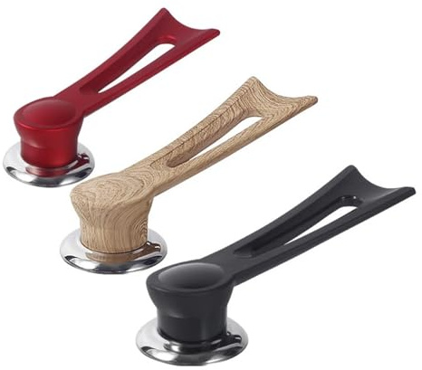 VNJUGF Pomello di copertura Maniglia Universale Isolamento termico Sostituzione Supporto in plastica Coperchio for padella da lavoro Manopola for impugnatura Accessori da cucina wanglan(schwarz)