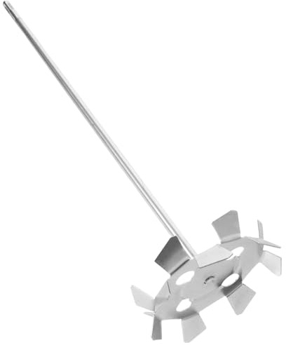 Gadpiparty Miscelatore per Trapano Elettrico in Metallo, Frusta per Vernice e Cemento, Bastoncino Mescolatore per Fango e Pittura, Strumento per Miscelazione Materiali da Costruzione, Uso