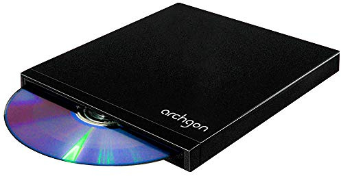 Archgon MD-9105-U2 Slot-in External DVD/CD Writer Burner, High Speed Data Transfer for Laptop/Desktop/MacBook/Mac OS/Windows10/8/7/XP