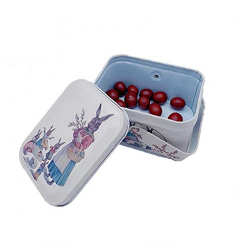 Lankater 1pc Metal Jewellery Box Vintage Small Suitcase Tin Candy Gift Box Trinket Display Container Storage Box(random Style)
