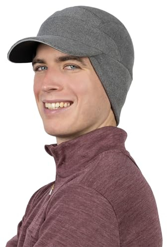 TrailHeads Herren Winter-Hut Trailheads Men's Fleece Ball Cap with Drop Down Ear Warmer | The Trailblazer Adventure Hat