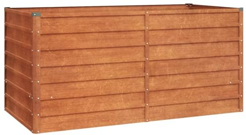 Hochbeet Rostig 160x80x77 cm Cortenstahl