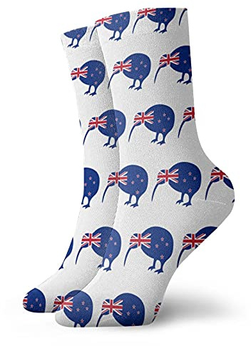 Stricken Socken 40cm Neuseeland-Kiwi-Vögel Muster Socken Gemusterte Anzugsocken Warme Verrückte Socken Für Geschenke, Damen, Freundin