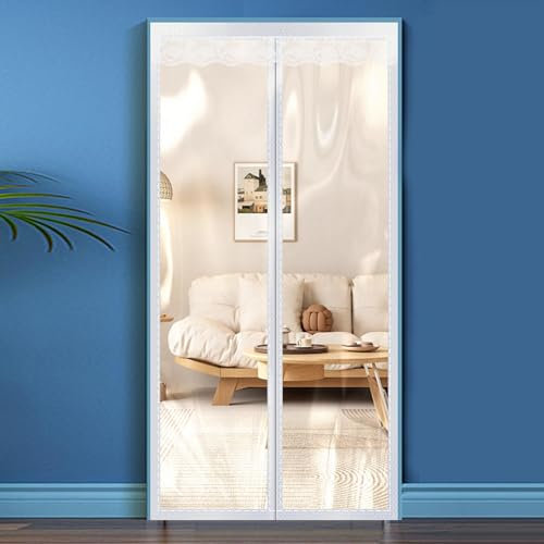 Thermovorhang Kälteschutz Magnet,Selbstklebende Thermovorhang Kälteschutz Haustür,Winter Türvorhang Transparent EVA für Indoor Winddicht,Isolier Wärmeschutzvorhang