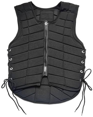 WJLYDM Reitweste, Reitweste, Sicherheitsweste for das Reiten, Körperschutz for den Reitsport, Dämpfung, Eva-gepolsterte Schutzausrüstung(XL 175-180CM)
