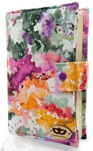 COVERS4BOOKS Protege Livre de Poche | Pochette à Couverture Souple et -600 Pag. | Housse Livre 100% Coton | Couverture Livre de Poche | Couvre Livre de Poche Tissu | Housse Livre Poche