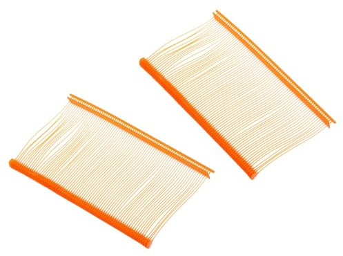 Soulnioi 1000 Orange Tagging Barbs 58mm | Plastic Fasteners for Clothing Tag Guns – Standard Paddle Pins for Garment Labelling & Price Tags (2.28)