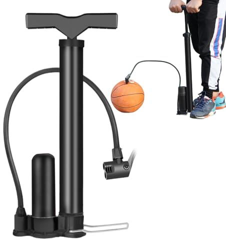 Tragbare Fahrradpumpe - Tragbare Standpumpe - Manueller Kompressor Mit 3 Aufsätzen Für Kajaks Basketbälle Aufblasbare Spielzeuge Fahrräder & Mountainbikes