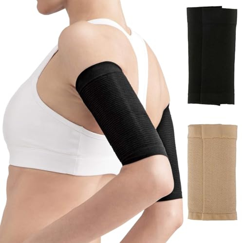 XoeLLe 3 Paires Manchon de Compression Bras, Manchon Compression Mollet, Chaussettes Contention Femme, Convient aux Déplacements Quotidiens, aux Activités de Plein Air, Au Fitness, aux Voyages