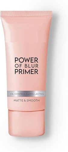 HK Power of Blur Primer | Lightweight & Silicone-Based | Matte Finish & Oil-Control | Infused with Vitamin A & E | Water-Proof & Smoothening Primer - 30ml