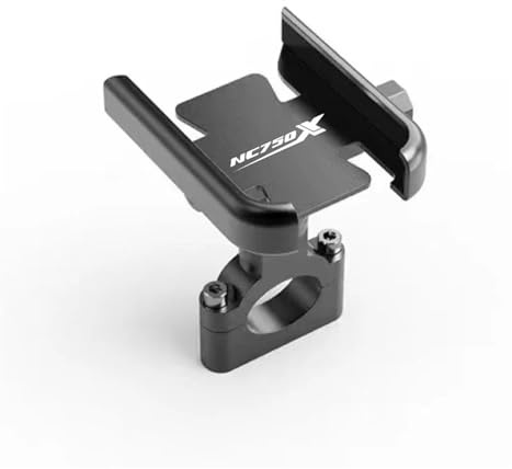 YOUBONET Per HON@&DA NC750X NC 750X NC750 X Accessori Supporto Telefono Cellulare Da Manubrio Moto GPS(Handlebar Black)