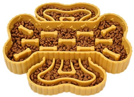 Lento para Perros Alfombrilla Antideslizante para Comida de Mascota