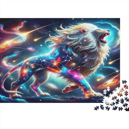 Puzzle pour Adultes et Enfants: Paire de Fauves Blancs Art - Défi fantaisiste Format Moyen - 1000 pièces - Jeu éducatif
