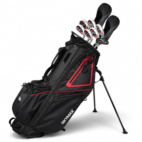Skymax Complete Boxed Golf Set – Men’s & Women’s Golf Clubs Package with Bag, Driver, Fairway Wood, Irons & Putter