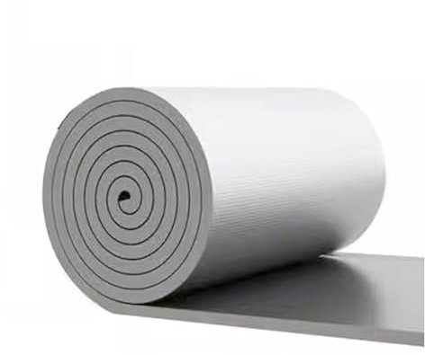 Dämmschaummatte, Selbstklebend Isolierfolie Dämmfolie Alu-Luftpolsterfolie Fahrzeug-Isolierung Dachbodendämmung(Thick:20mm/0.8,Grey)