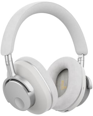 Cambridge Audio Melomania P100 Headphones - Bluetooth, Active Noise Cancelling with Hi-Fi Sound, 100 Hour Playback with User Replaceable Battery, Gaming Mode and Carry Case - White