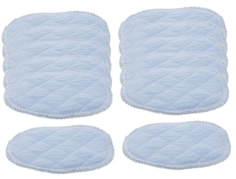 SHOWERORO 20pezzi Coppette Assorbilatte Lavabili in Cotone Tenuta Stagna Anti-rovesciamento Delicate Sulla Impermeabili e Traspiranti