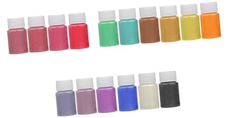 PHENOFICE Flaschen Perlglanzpigmentpulver Epoxy-art-puder Kosmetikpulver Für Diy Bastelbedarf Nailart Und Seifenherstellung