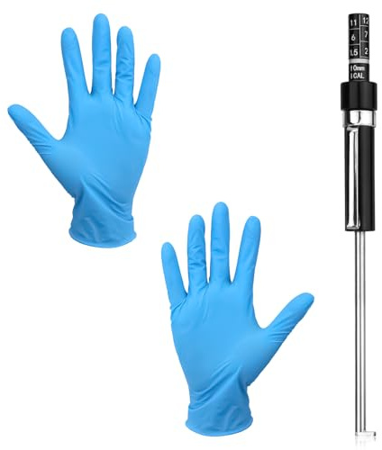 Gosknor Kit di Strumenti per la Misurazione dei Freni Auto, Calibro Spessore Pastiglie Freno 13,5x0,7cm con Scala Tester per Misurazione Interna e Esterna (Nero)