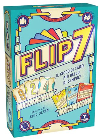 Flip 7 - Gioco di Carte in Italiano per Tutti - Party Game - Gioco Competitivo per 3+ Giocatori