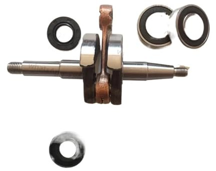 DGHBNP Paraolio Albero Motore con Guarnizione del Cuscinetto per Motosega Cinese 45 52 4500 5200 45CC 52CC ZENOAH G455 G4500 G5200# 848C804202