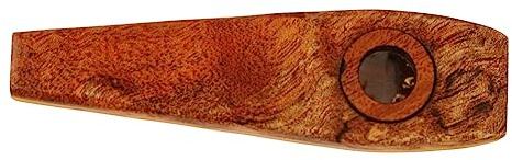 SIXRUN Holz Kazoo Flöte, Maple Wood Kazoo mit Zwerchfell für Gitarre Ukulele Begleitmarmonika, Tragbares Musikwindinstrument Ideal für Blues Volkslandmusik