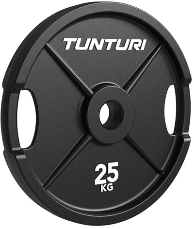 Tunturi Platinum Gusseisen Gewichtsscheibe – Bumper Plate – 25 kg