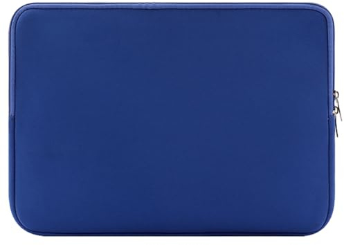 Custodia-borsa per laptop in neoprene con cerniera，42×30×1.5cm，Compatible with XPS 17/ThinkPad P17/Omen 17 17-18 inch Laptops，Blu 1
