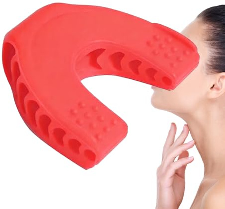 Ceprznvey Kiefertrainer Für Frauen,Tragbarer Silikon Trainer | U-Förmiges Werkzeug Für Kieferübungen | Für Männer Und Anfänger Zur Gesichtsstraffung Im Alltag Zu Hause Und Unterwegs