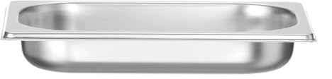 HENDI Contenitore Gastronorm GN 1/4 Profi Line, 1,1L | Acciaio inox 18/8, 265x162x(H)40mm, da -40 °C a 300 °C, lavabile in lavastoviglie