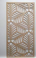 LaserKris-L2-Grille décorative en fibres à densité moyenne pour radiateur ou armoire (4 x 2)